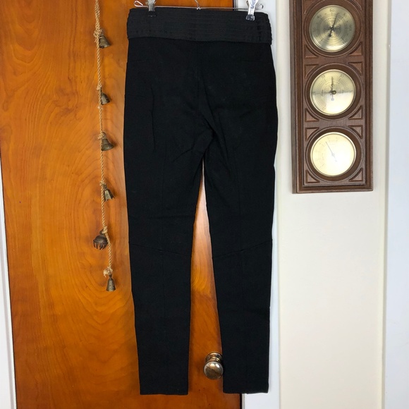ZARA High Rise Black Leggings Size Medium - Picture 6 of 11